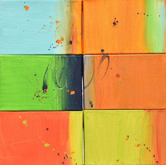 All Of Your Pieces 12″ x 12″ Abstract Painting