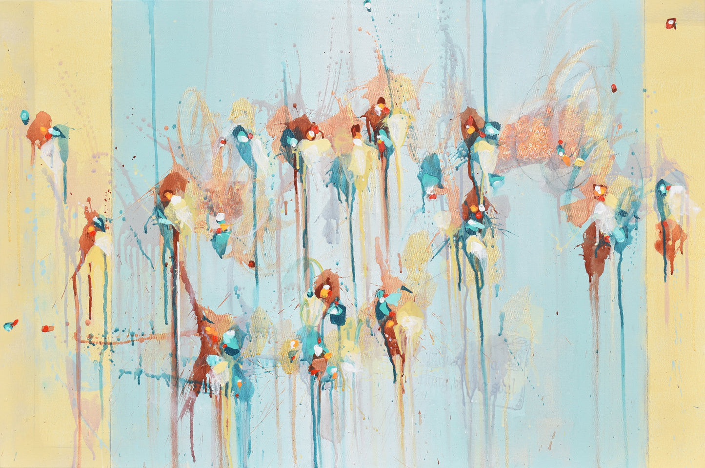 Beautiful Beginnings 24″ x 36″ Abstract Painting