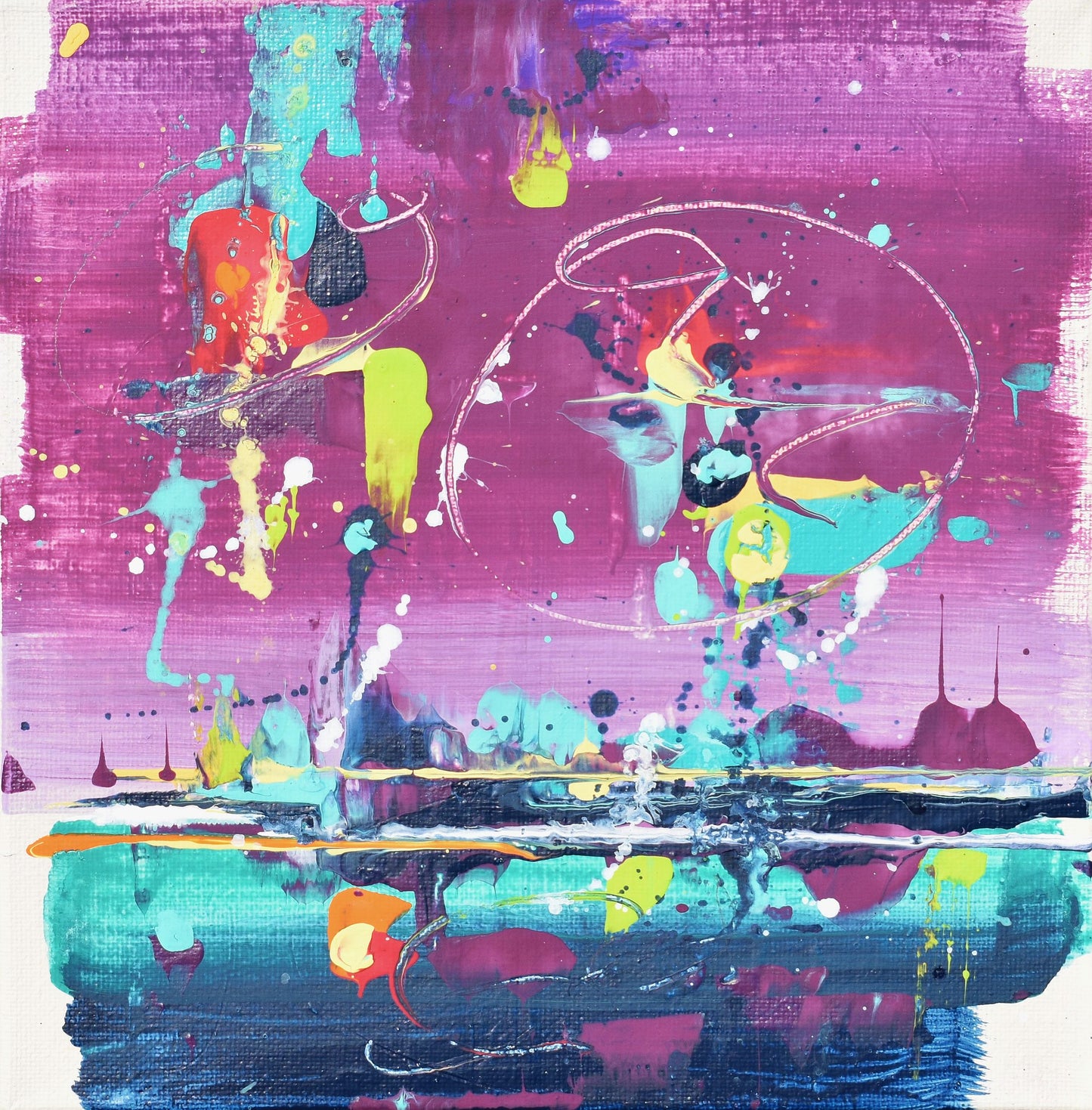 Colors of The December Sun 16″ x 24″ Abstract Painting