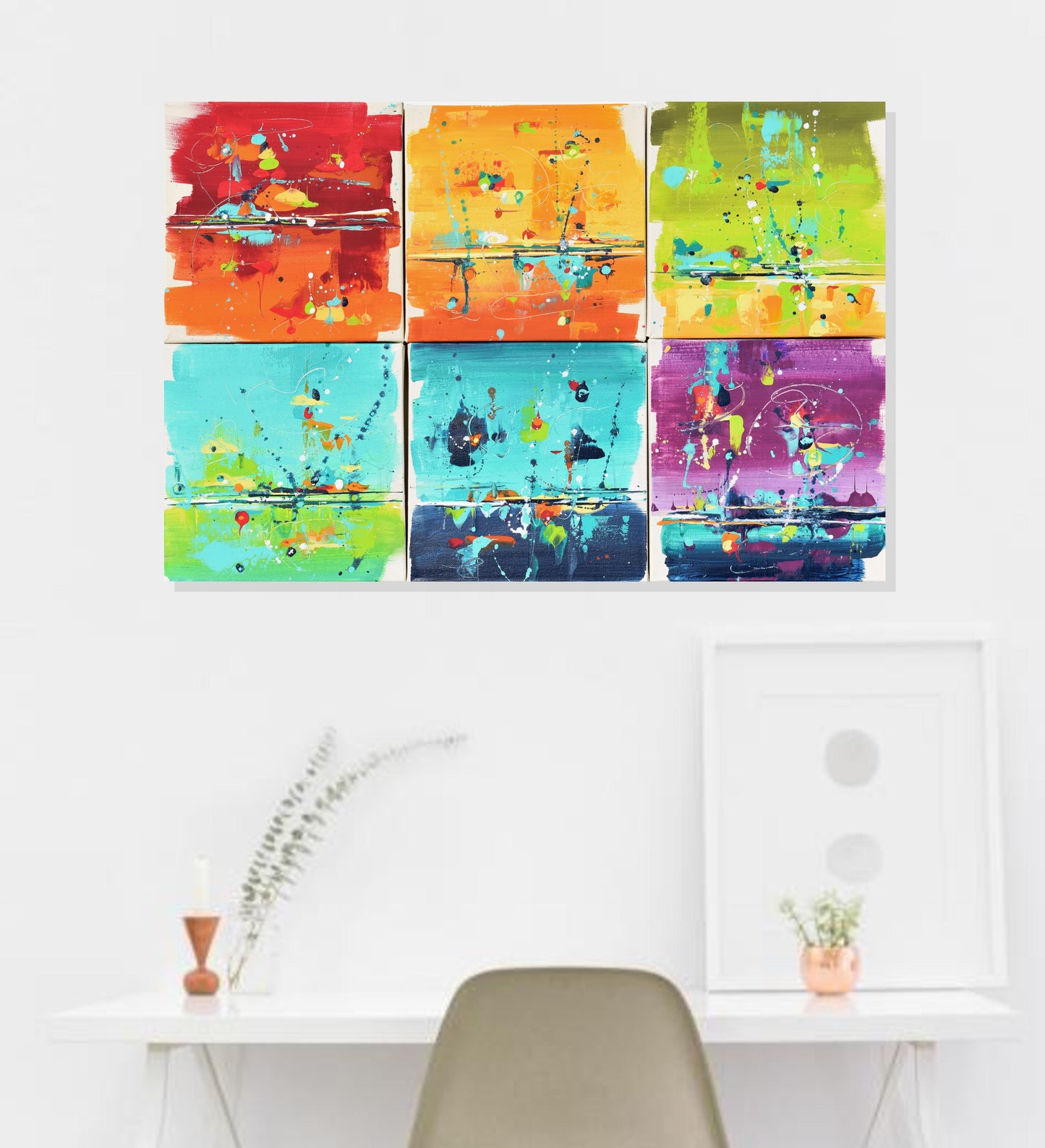 Colors of The December Sun 16″ x 24″ Abstract Painting