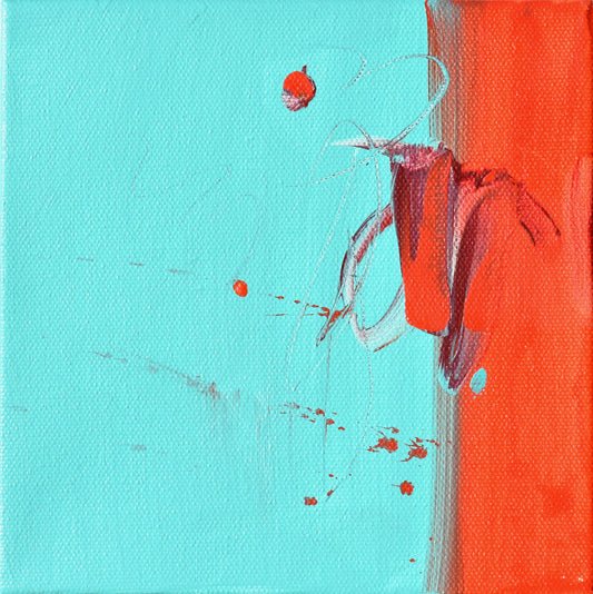 Colors of Understanding 12″ x 12″ Abstract Painting