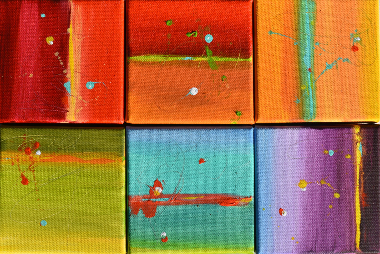 Colors of Refuge 12″ x 8″ Abstract Painting
