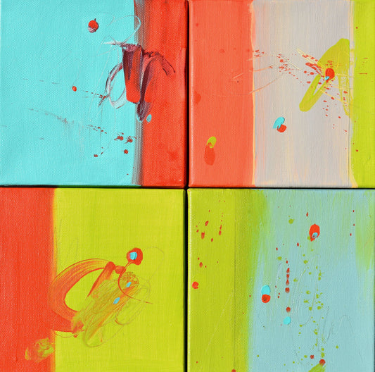 Colors of Understanding 12″ x 12″ Abstract Painting