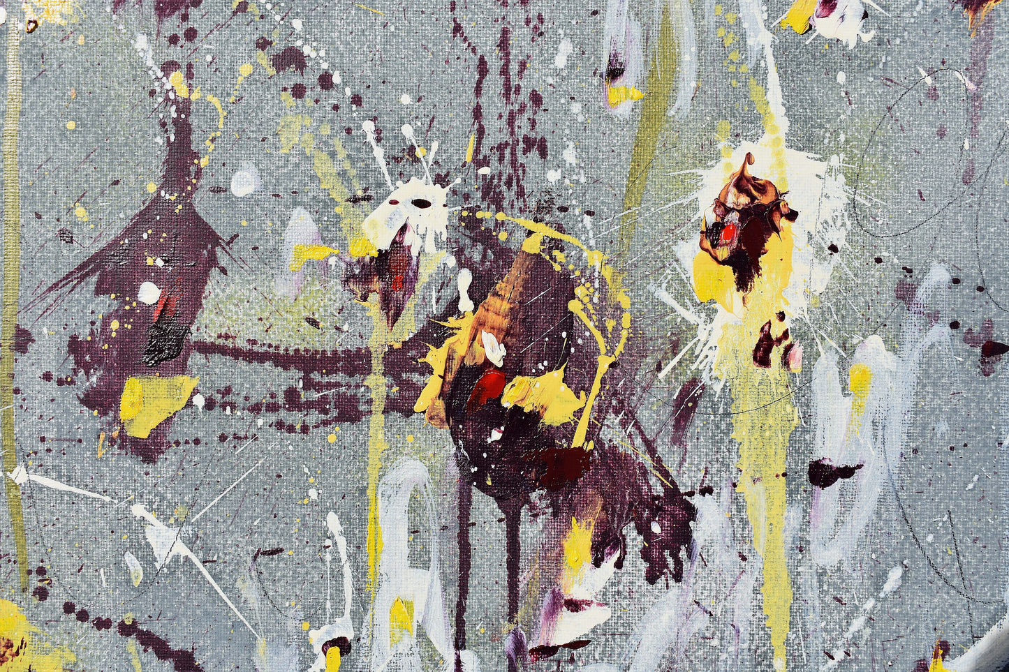 A Moment In Time 16″ x 20″ Abstract Painting on Panel