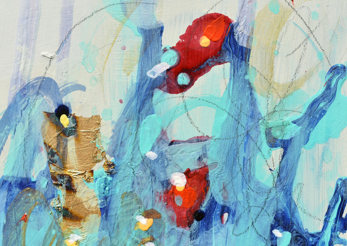 Alchemy 5″ x 7″ Abstract Painting