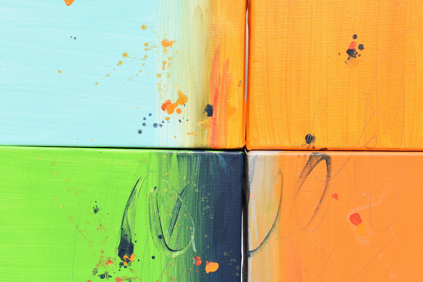 All Of Your Pieces 12″ x 12″ Abstract Painting