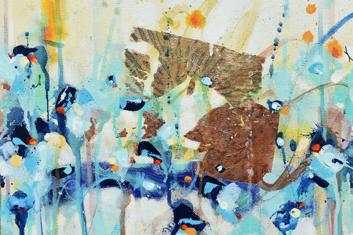 Blessings of Hope 16″ x 40″ Abstract Painting