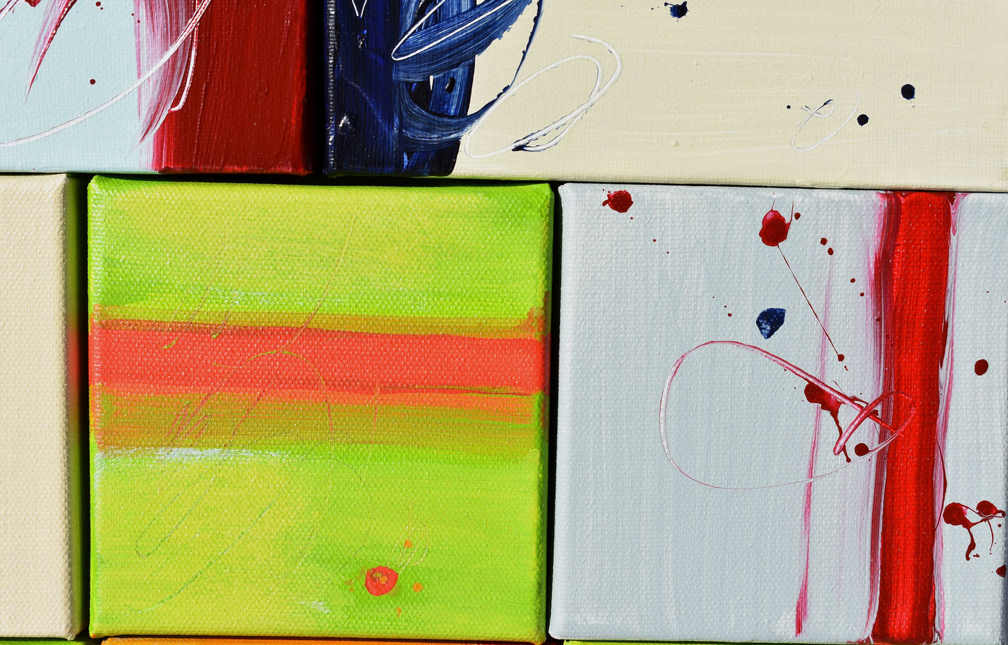 Colors of Rebirth 12″ x 12″ Abstract Painting