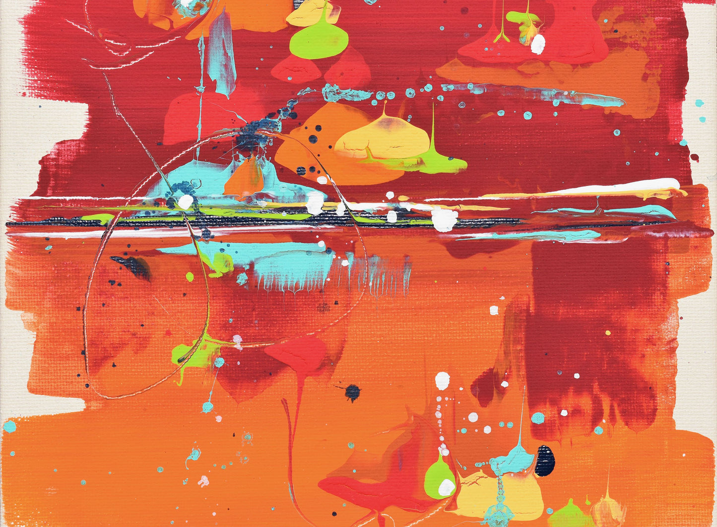 Colors of The December Sun 16″ x 24″ Abstract Painting