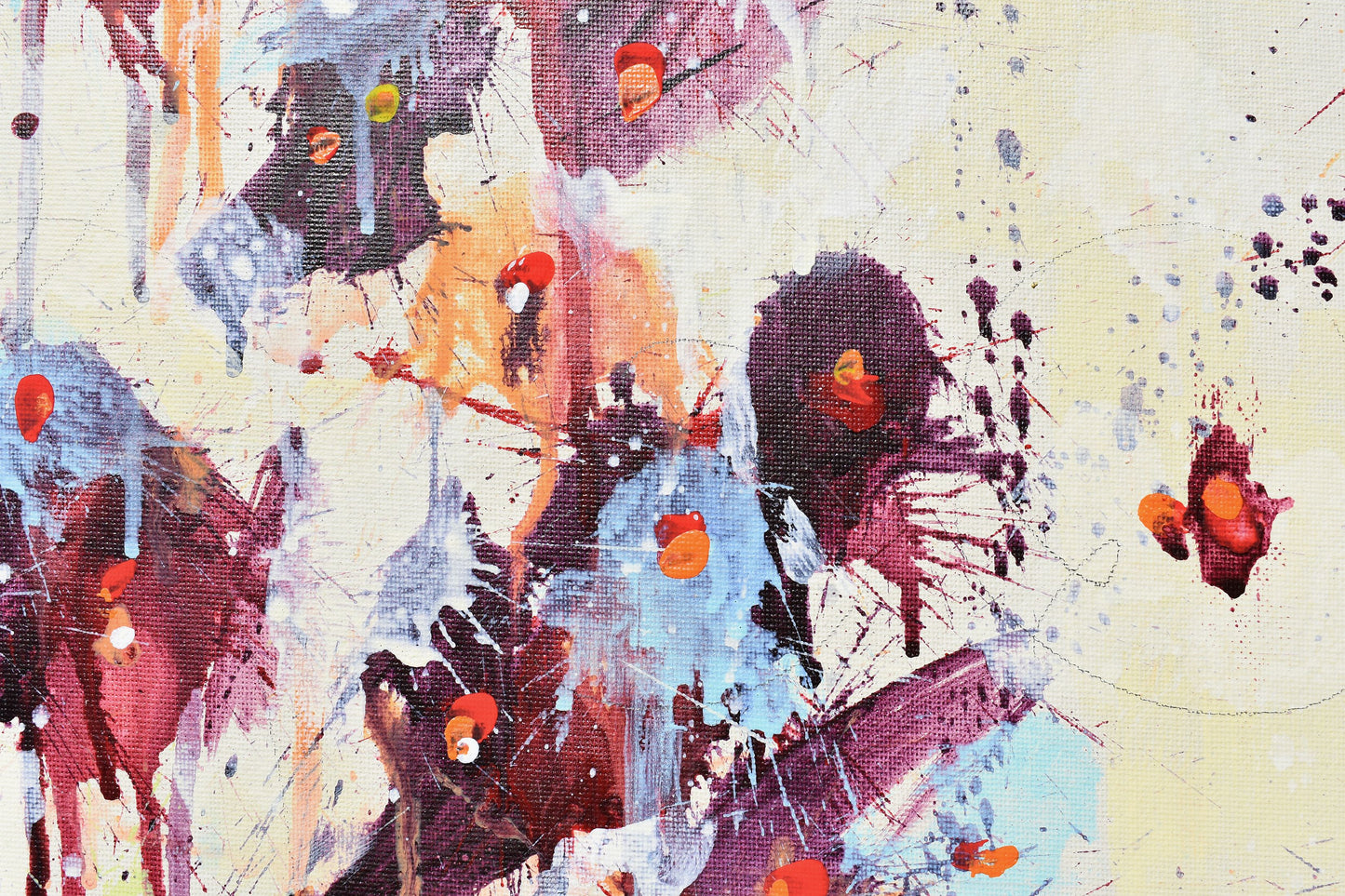 Fleur de Vérité (Flower of Truth) 16″ x 20″ Abstract Painting on Panel