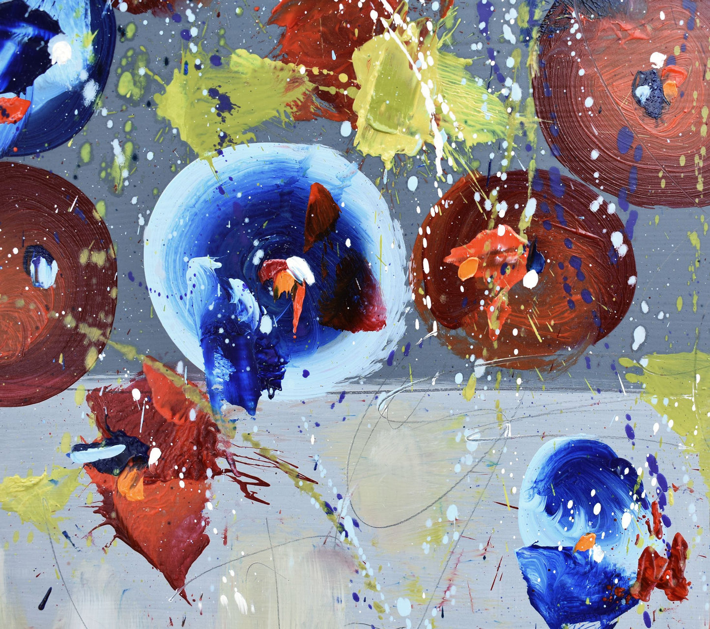 Full of Daring 16″ x 20″ Abstract Painting on Panel
