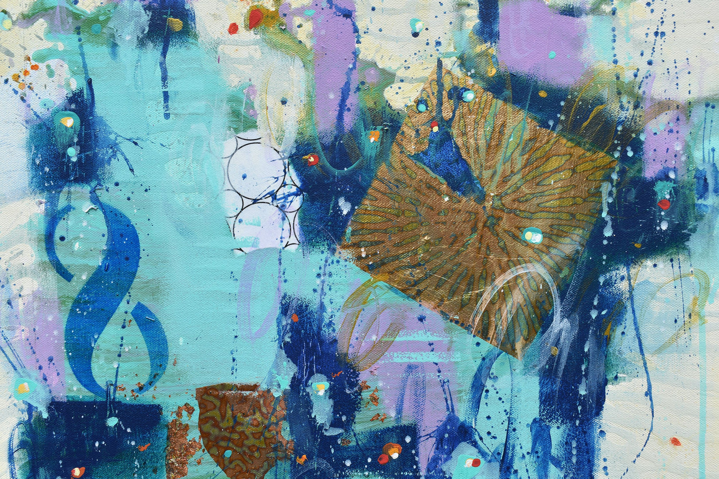 Listening To Light 24″ x 24″ Abstract Painting