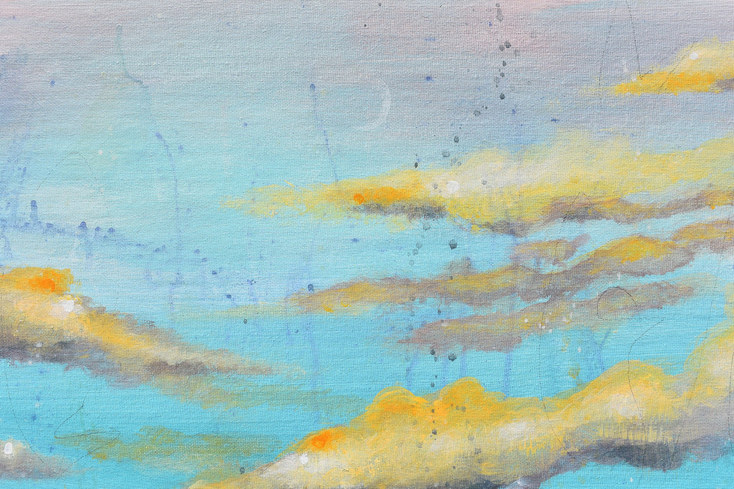 Miracles Do Happen 30″ x 15″ Abstract Painting on Panel