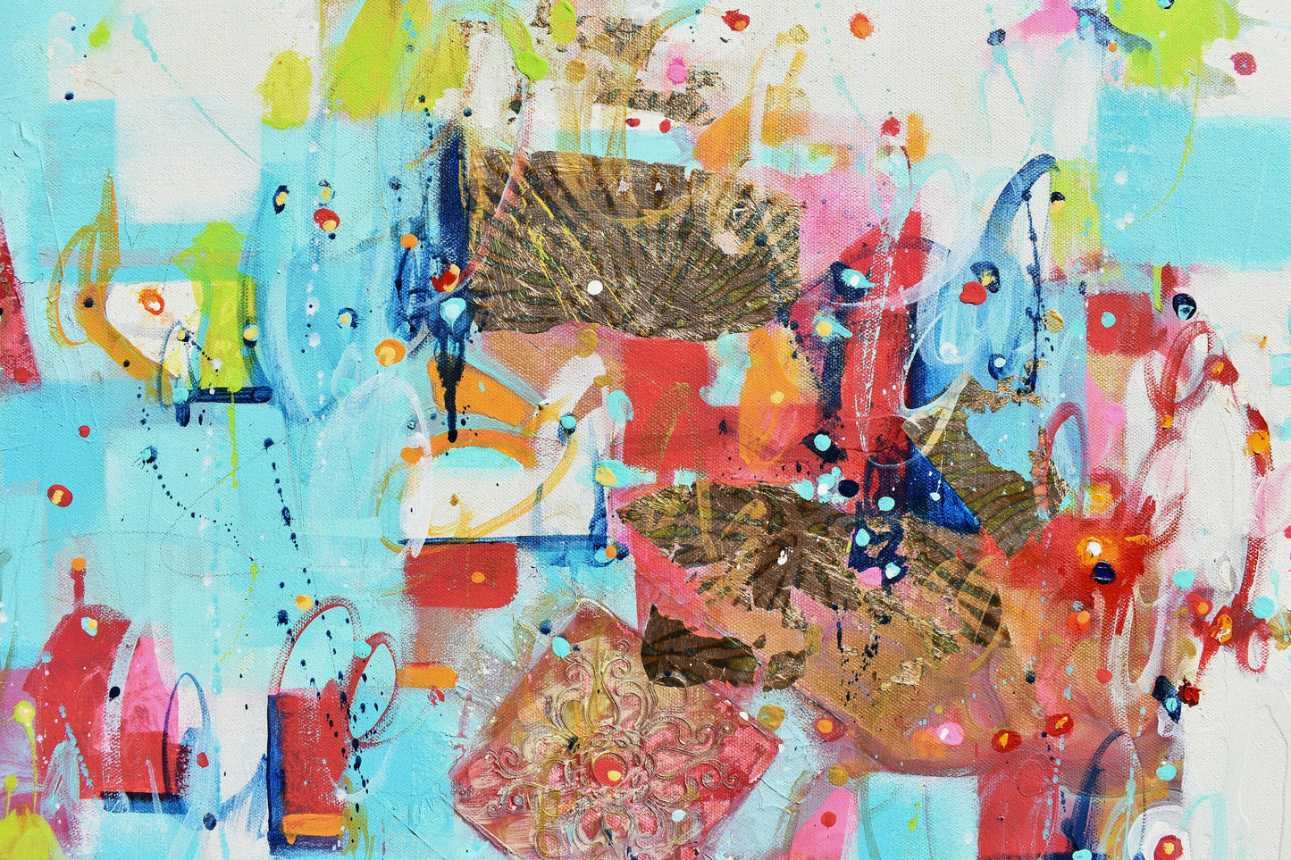 Traces of Time 24″ x 36″ Abstract Painting