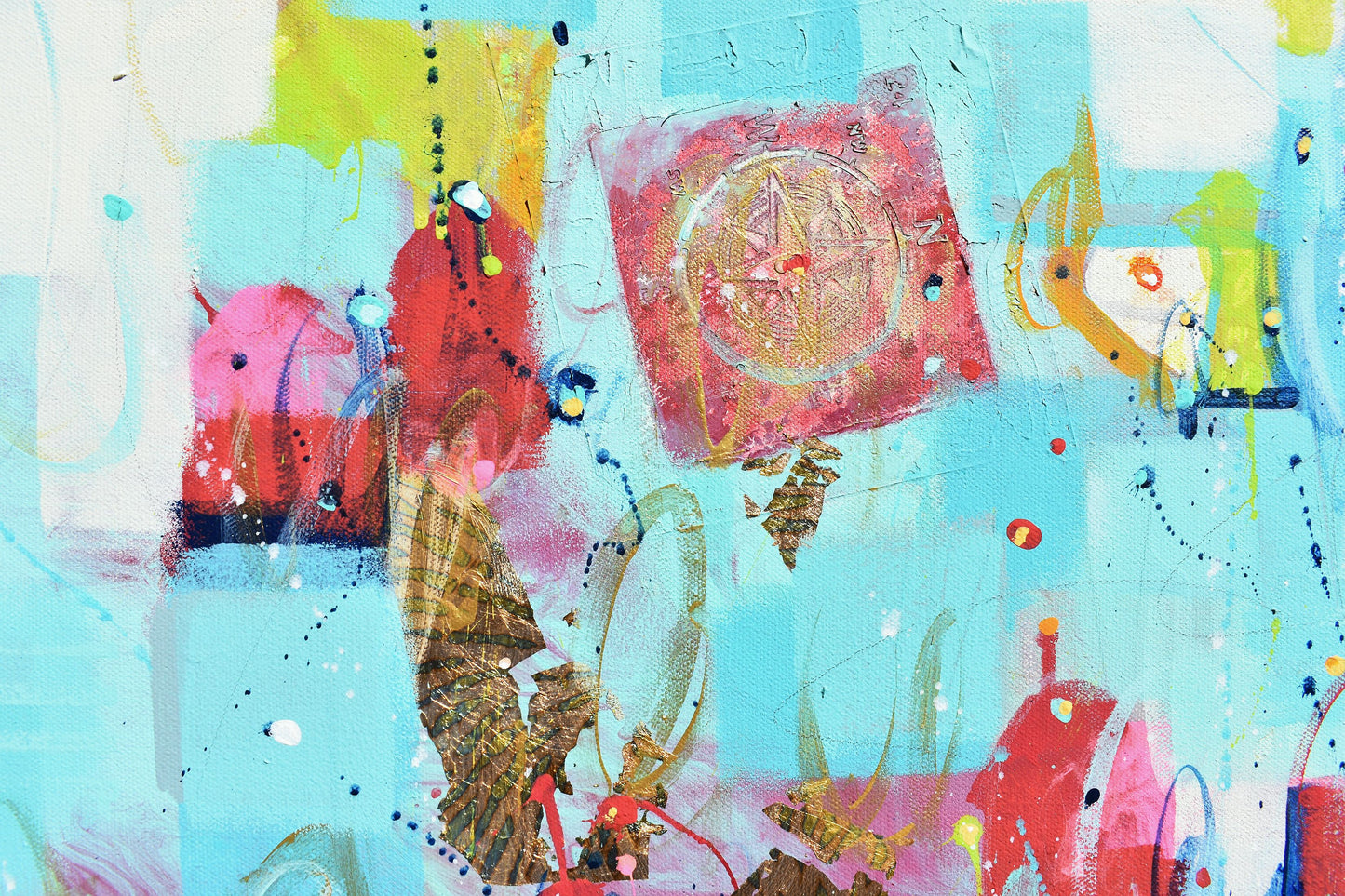 Traces of Time 24″ x 36″ Abstract Painting
