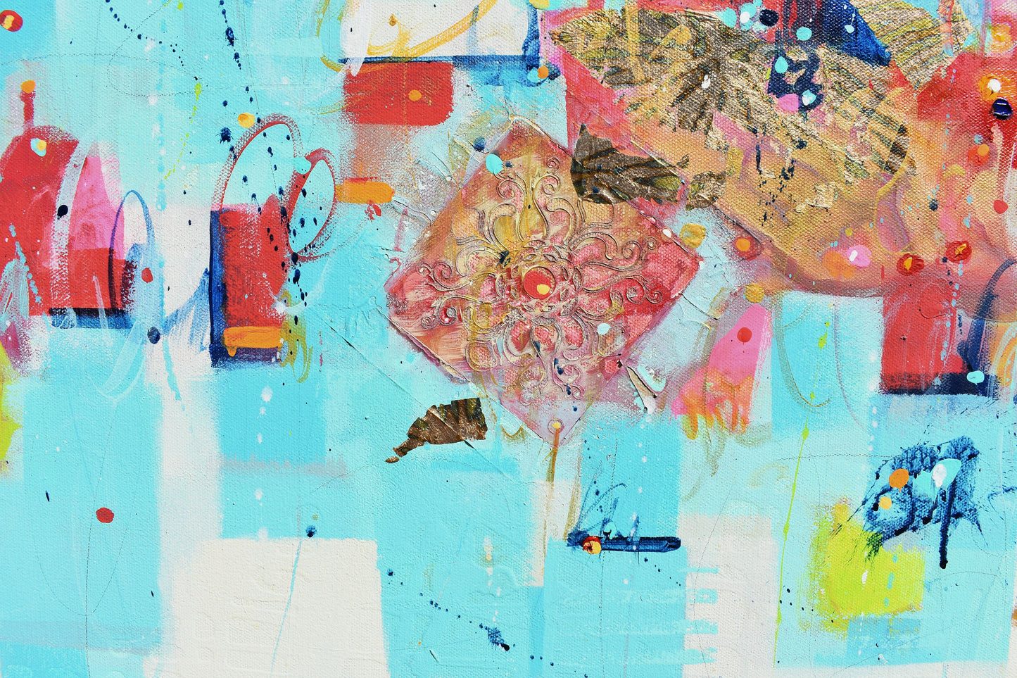Traces of Time 24″ x 36″ Abstract Painting