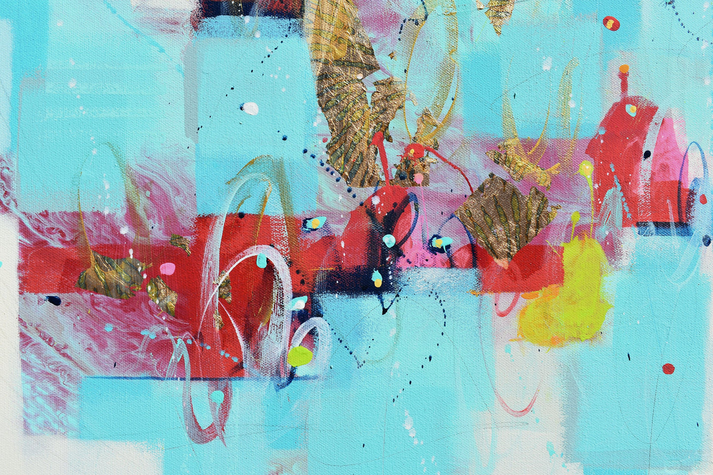 Traces of Time 24″ x 36″ Abstract Painting