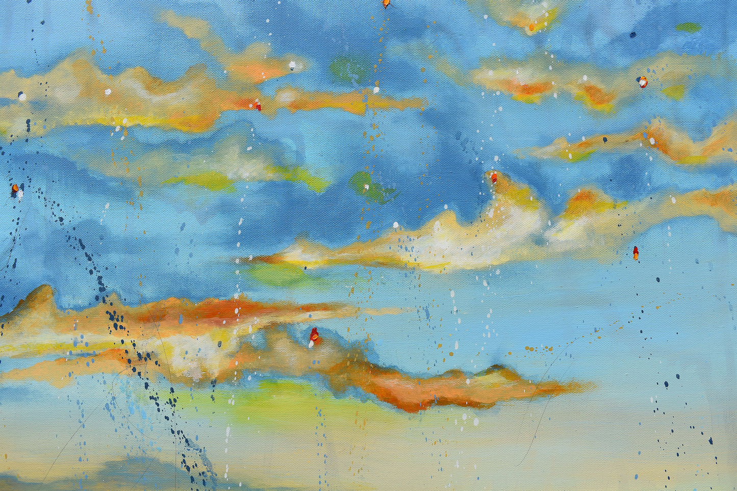 All Of Your Dreams 24″ x 48″ Abstract Painting