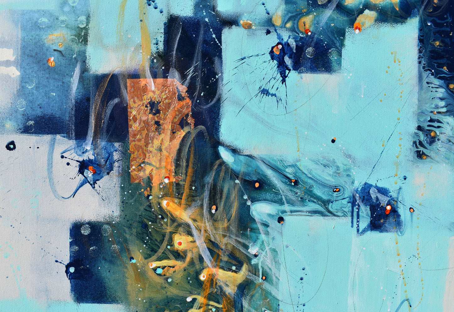 Dance of The Long Night's Moon 36″ x 48″ Abstract Painting