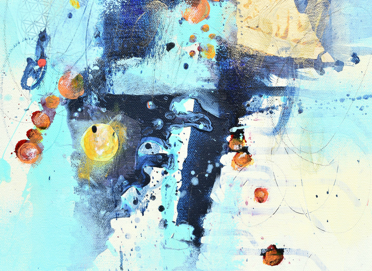 Glimmer of Hope 12″ x 12″ Abstract Painting