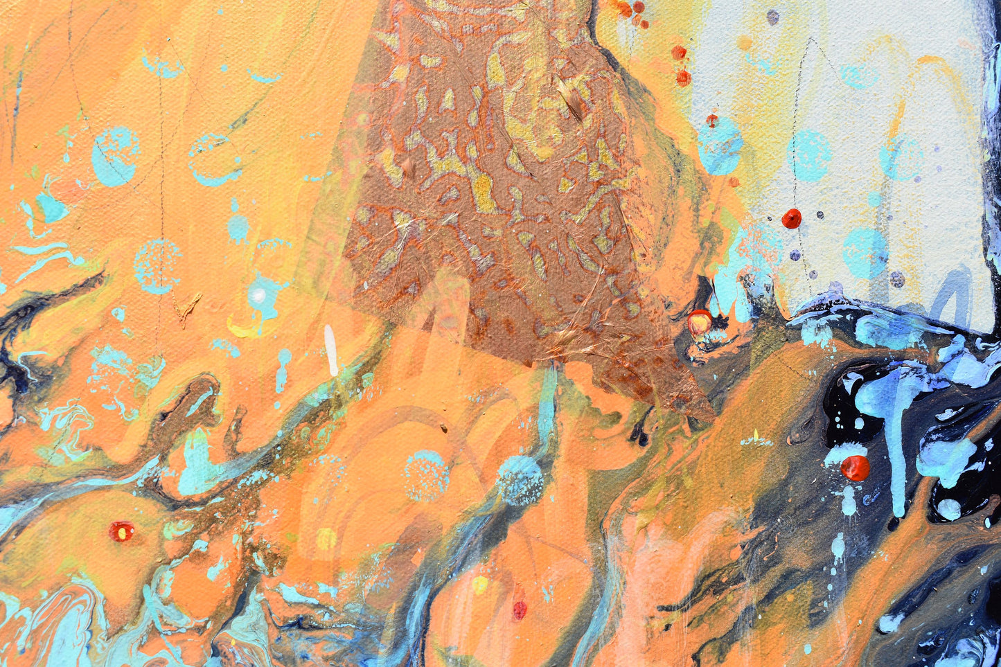 Heart of Compassion 20″ x 20″ Abstract Painting