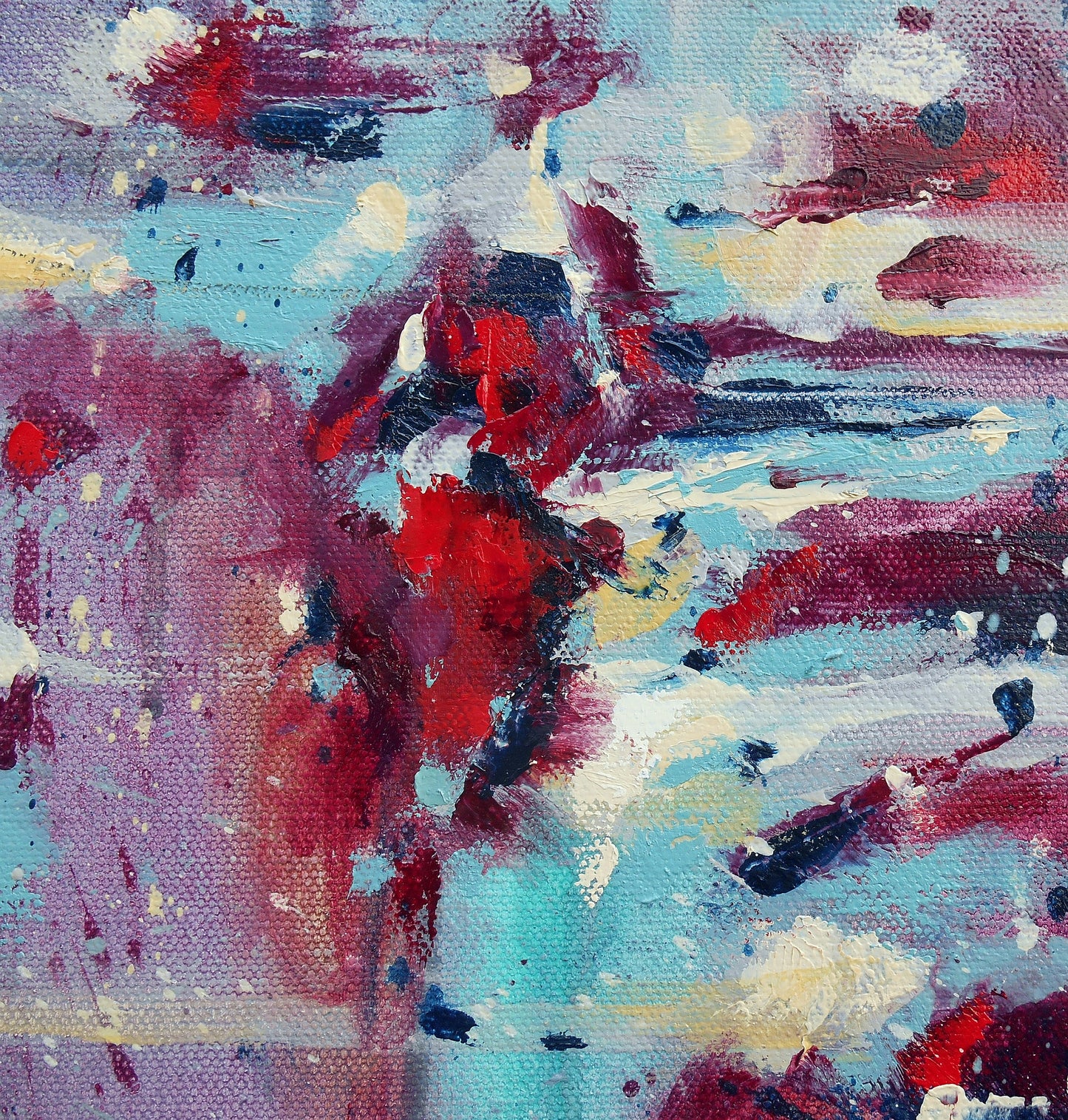 See Right Through Me 36″ x 36″ Abstract Painting