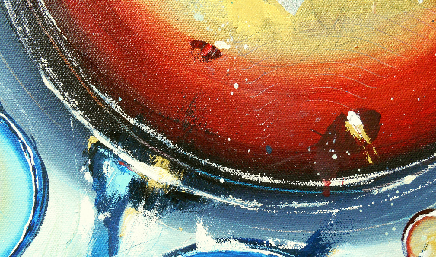 The End Is The Beginning 20″ x 20″ Abstract Painting