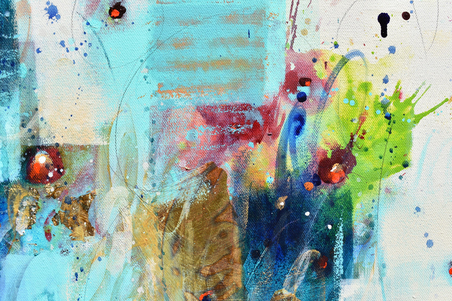 The Shape Of Time 20″ x 20″ Abstract Painting
