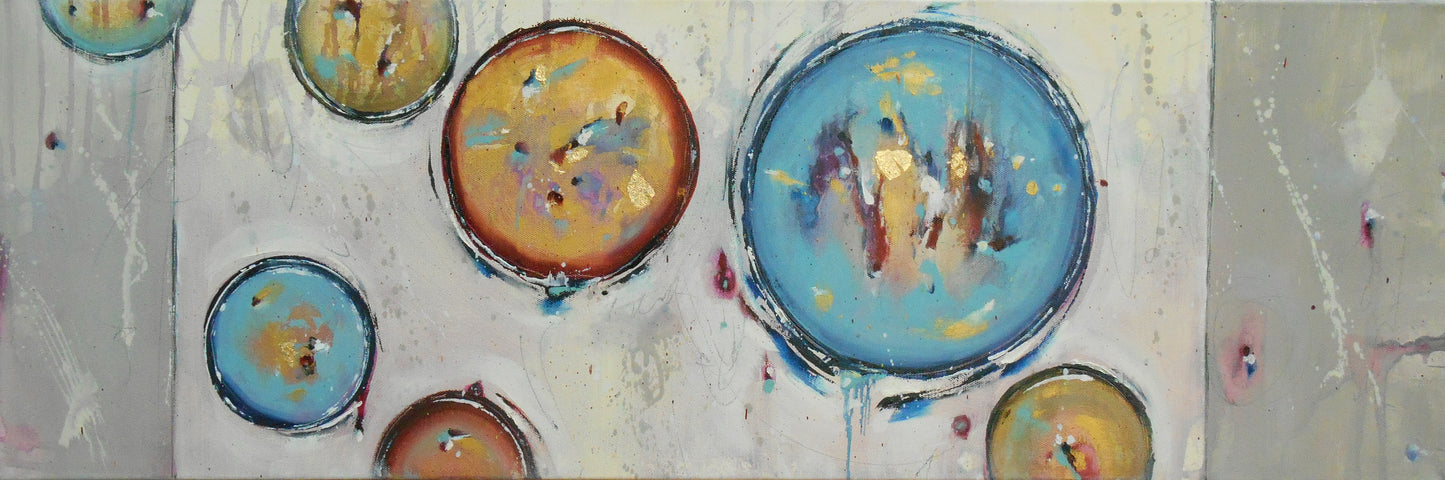 Found In You 12″ x 36″ Abstract Painting