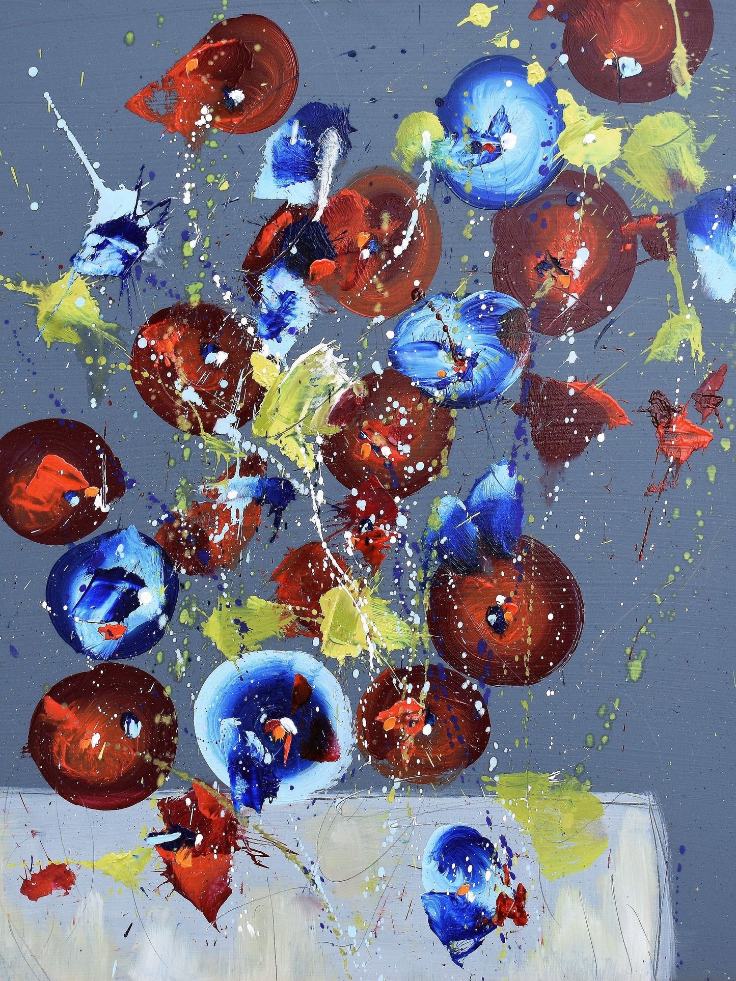 Full of Daring 16″ x 20″ Abstract Painting on Panel