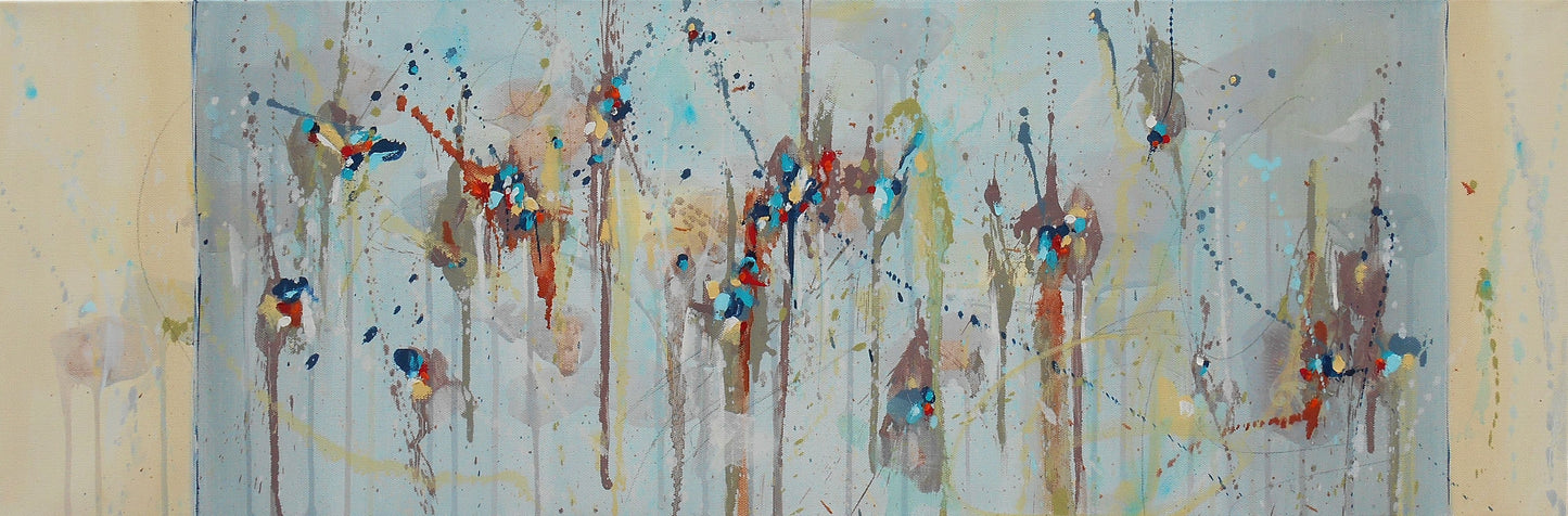 Journey of Wonder 12″ x 36″ Abstract Painting