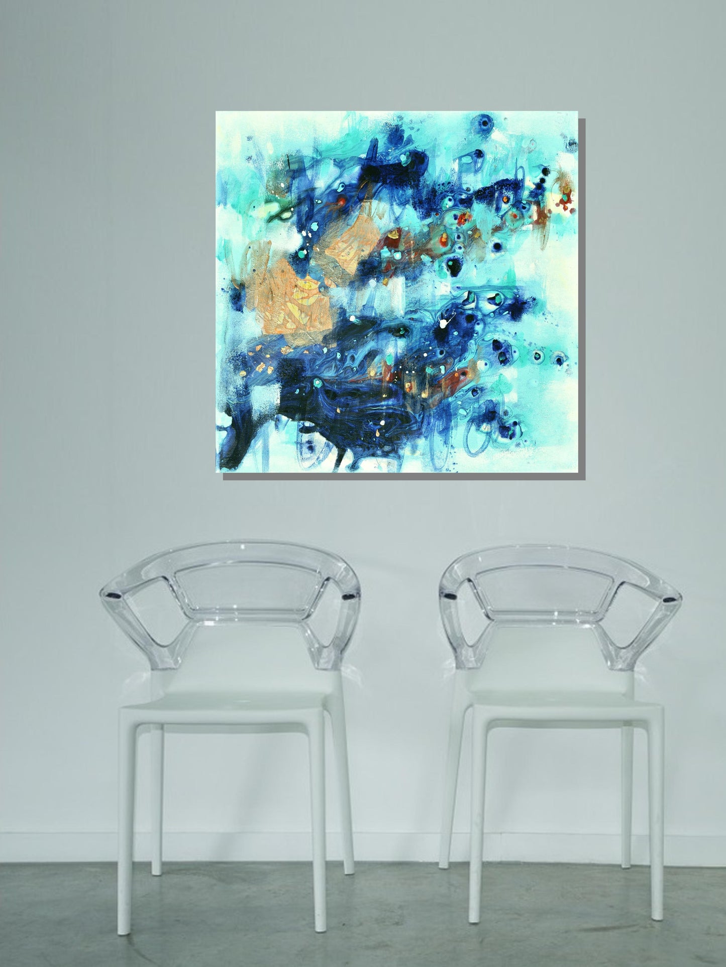 Liberation16″ x 16″ Abstract Painting