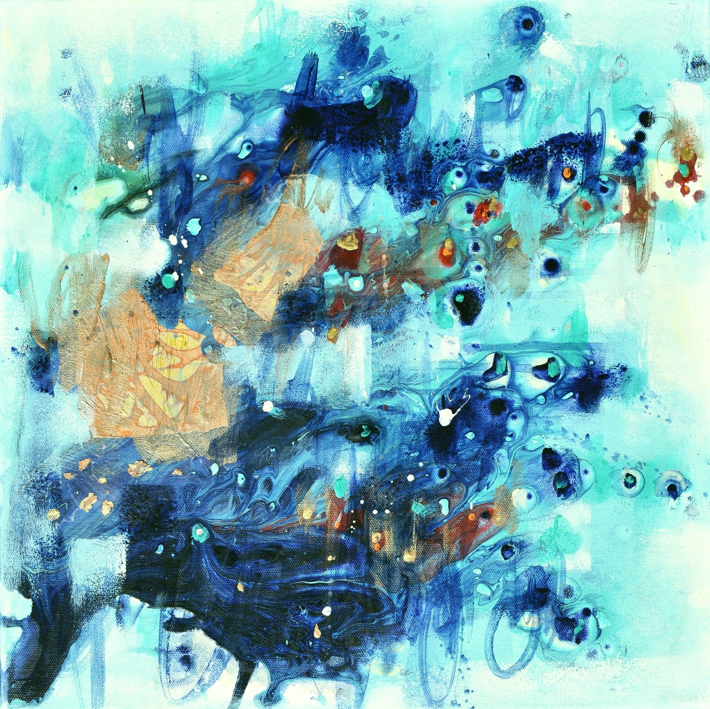 Liberation16″ x 16″ Abstract Painting