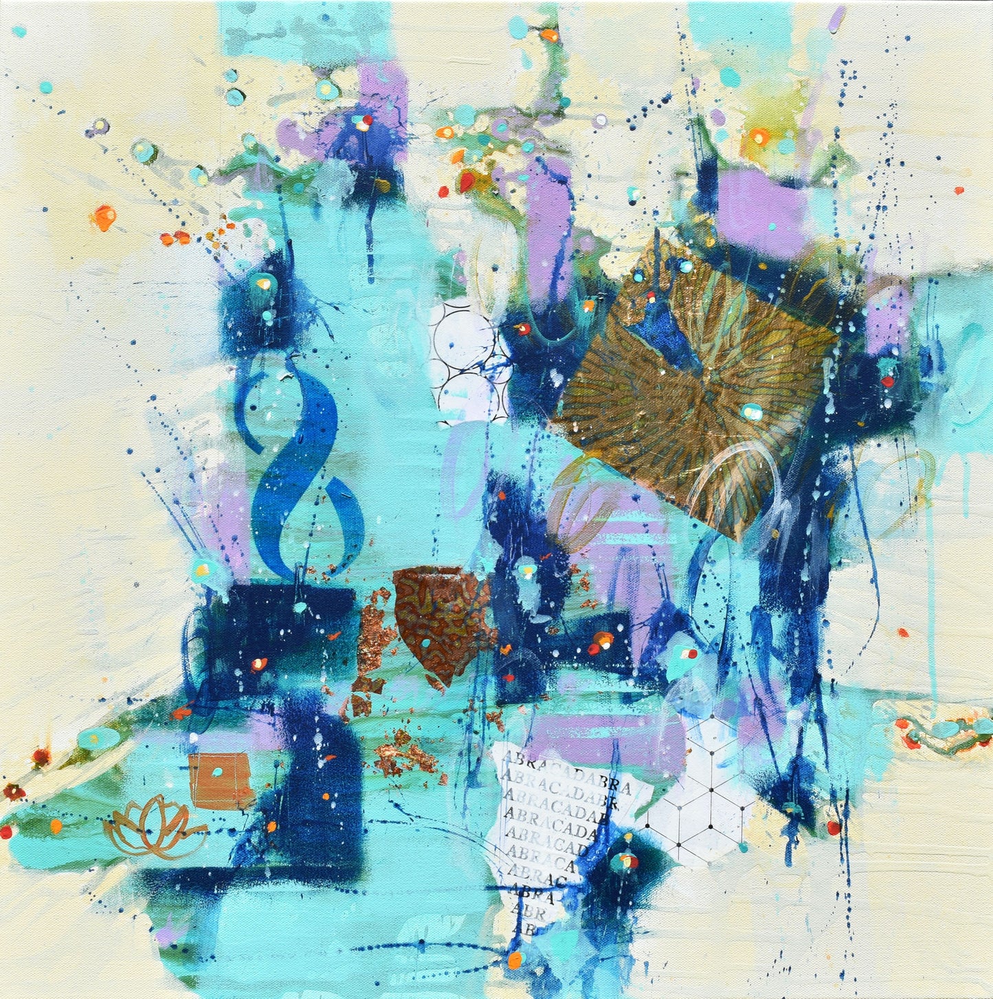 Listening To Light 24″ x 24″ Abstract Painting