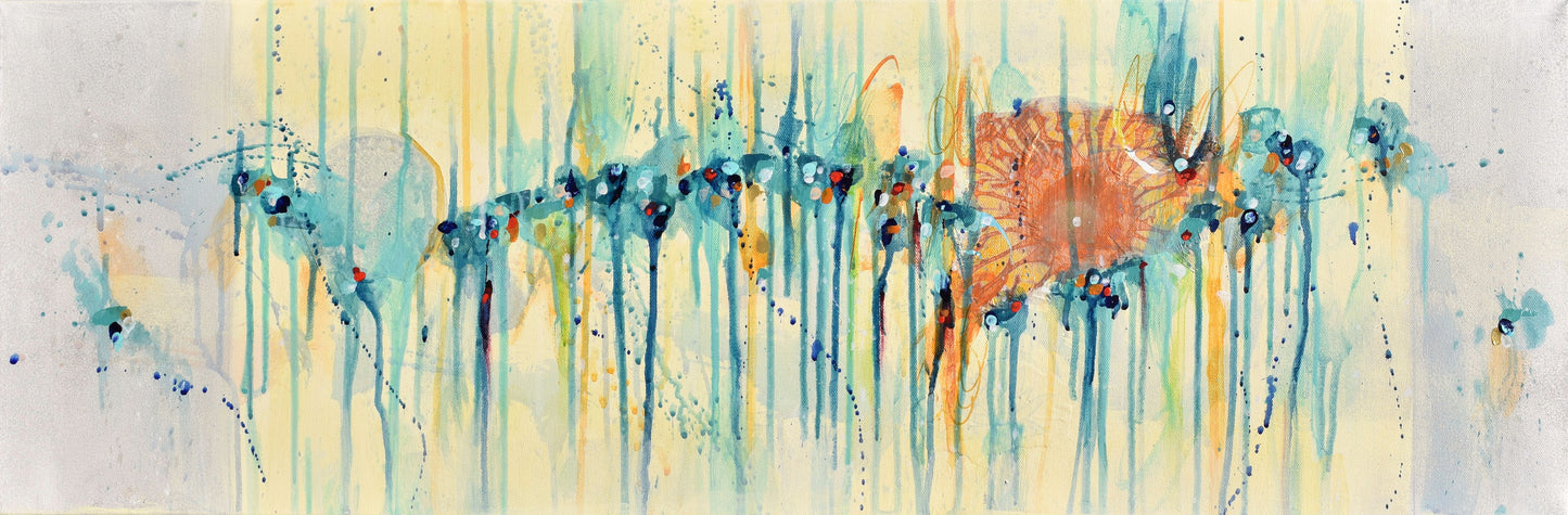 Salvation of Nature 12″ x 36″ Abstract Painting