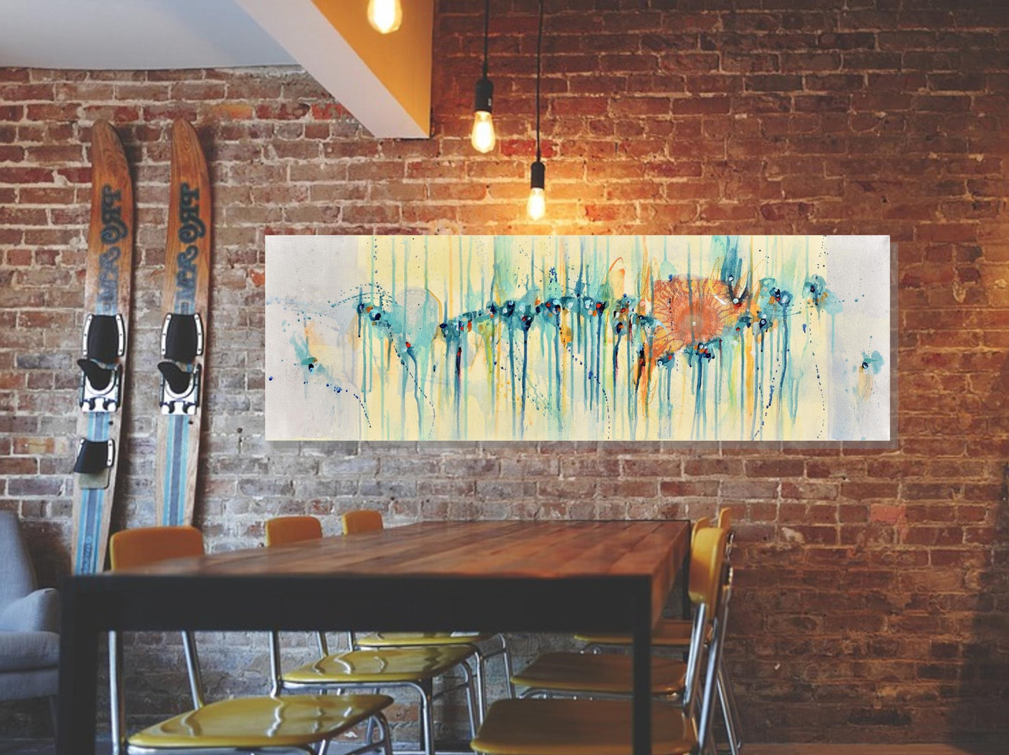 Salvation of Nature 12″ x 36″ Abstract Painting