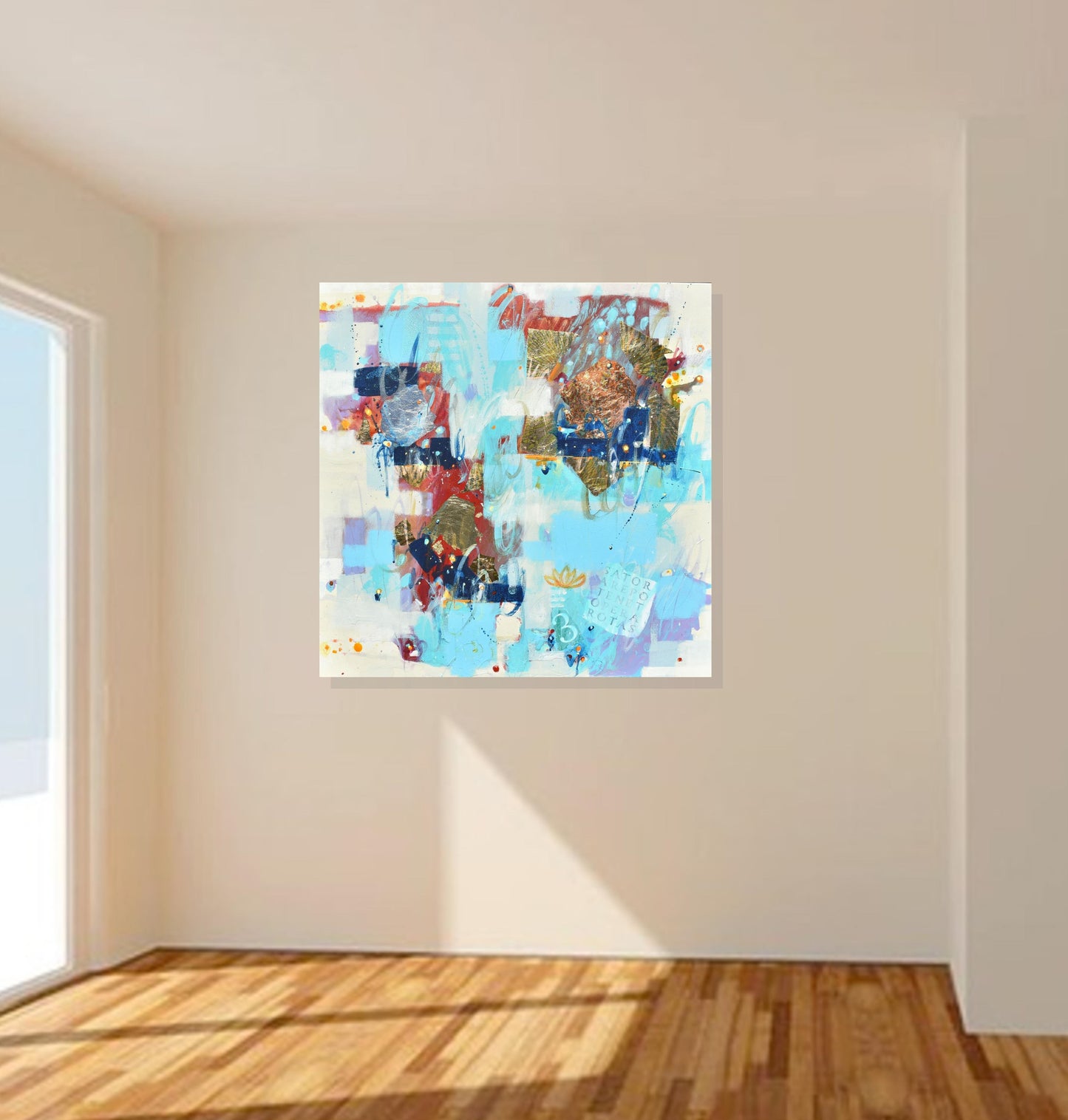 Season of Becoming 24″ x 24″ Abstract Painting