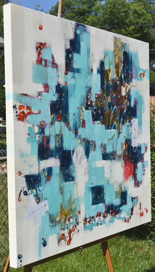 Beyond Measure 36″ x 36″ Abstract Painting