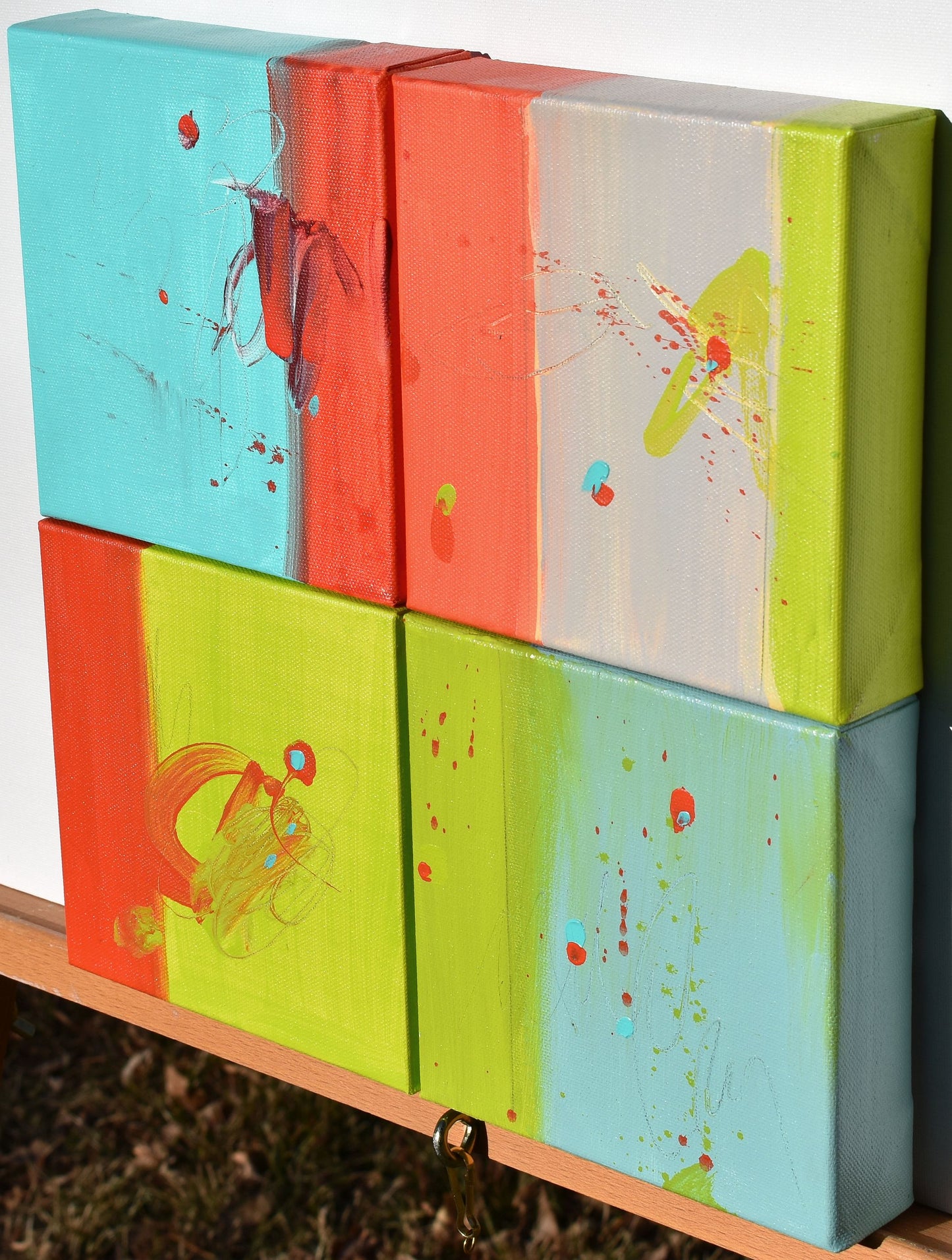 Colors of Understanding 12″ x 12″ Abstract Painting