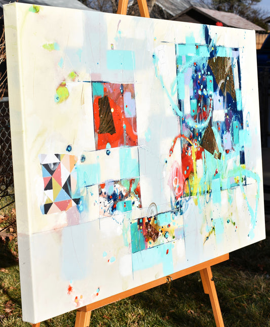 Edge of Awakening 24″ x 36″ Abstract Painting