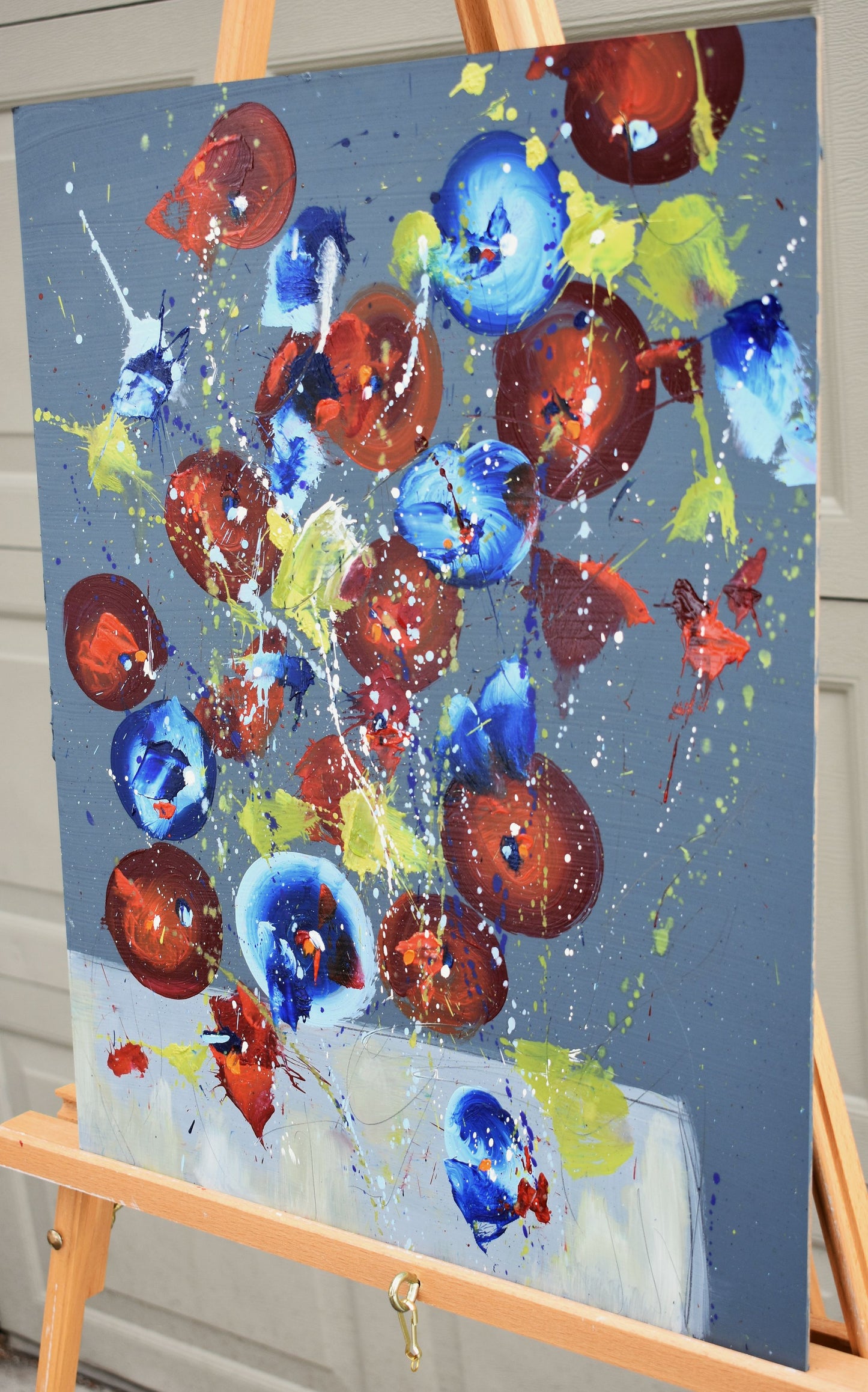 Full of Daring 16″ x 20″ Abstract Painting on Panel