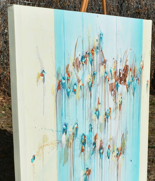 Inspired By Possibility 48″ x 60″ Abstract Painting