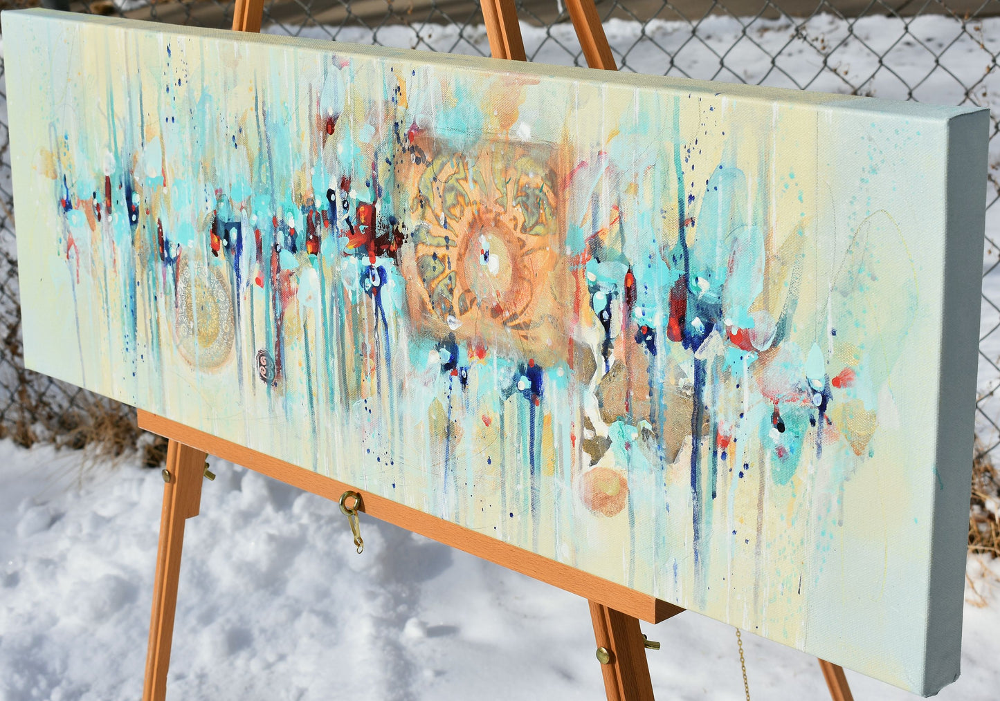 Return To Innocence 12″ x 36″ Abstract Painting