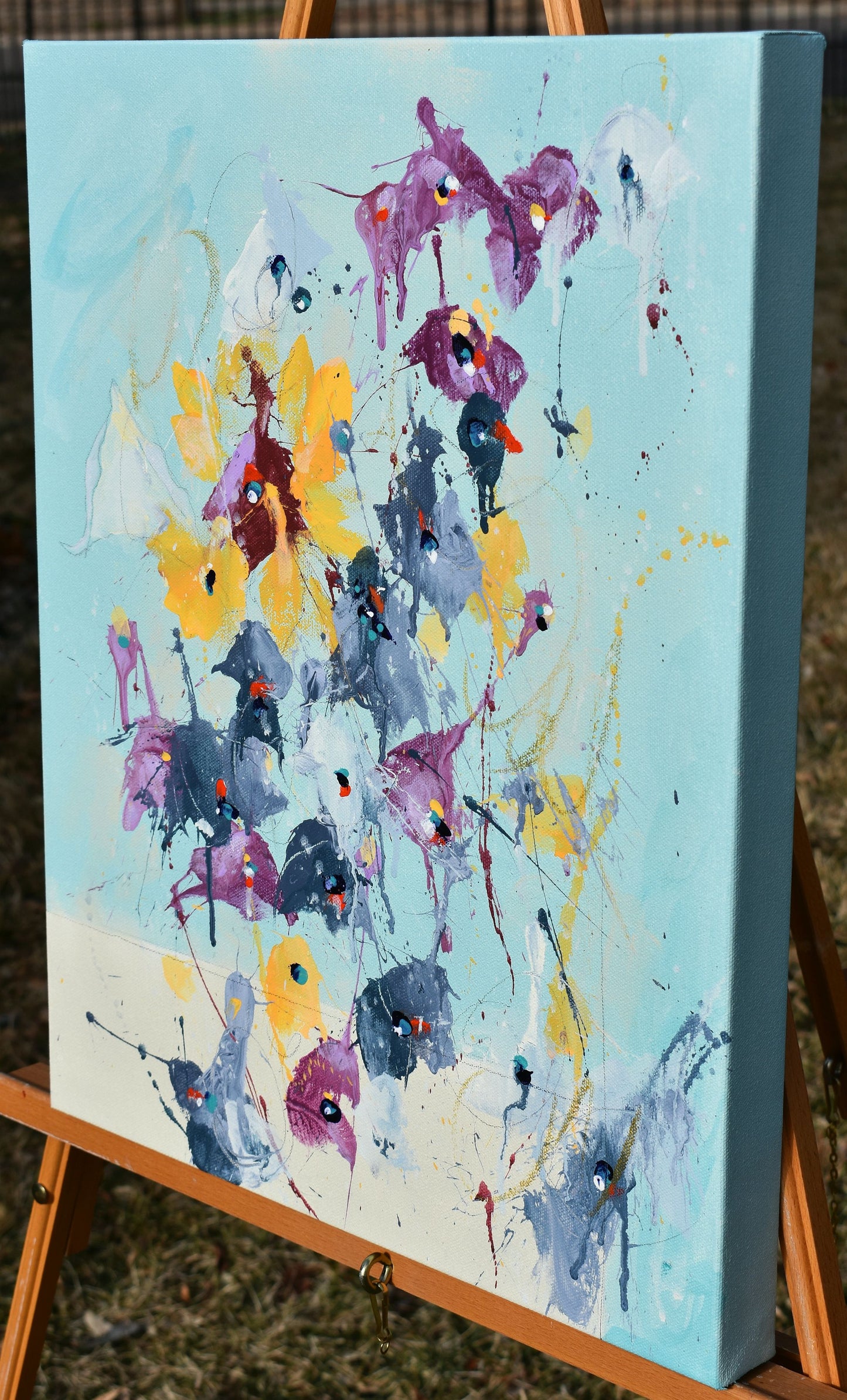 Spring Dreams 16″ x 20″ Abstract Painting