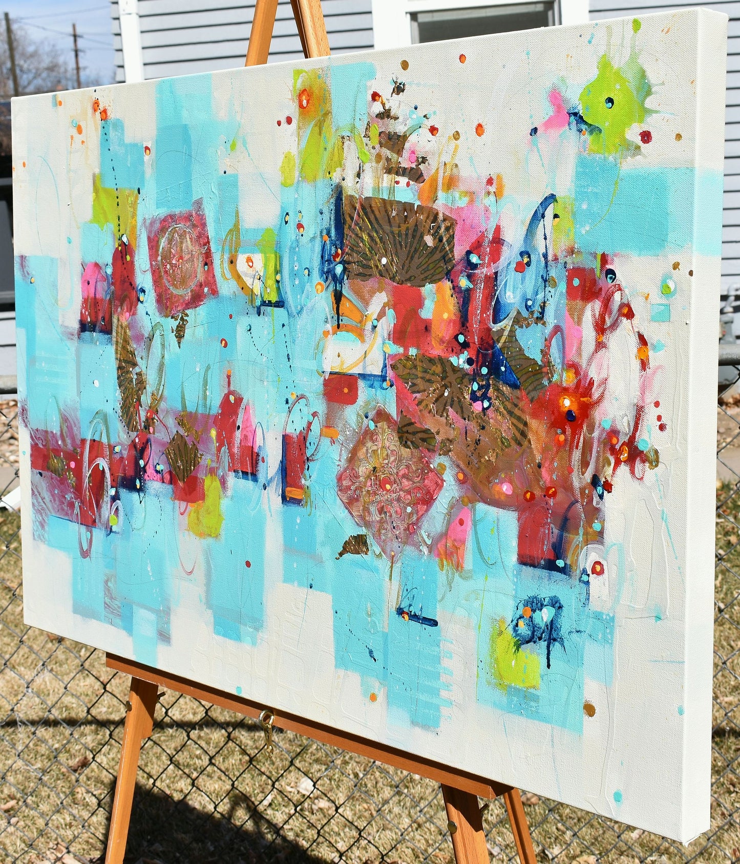 Traces of Time 24″ x 36″ Abstract Painting