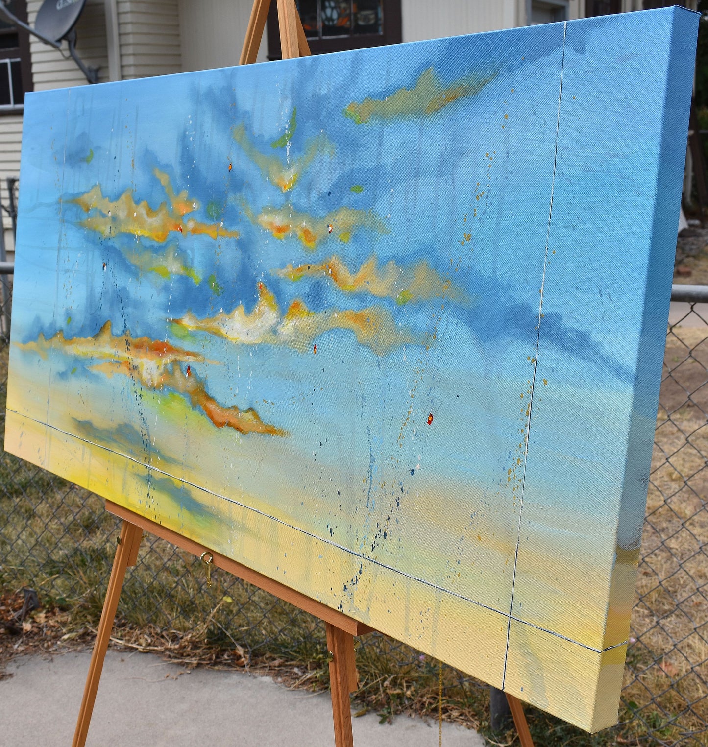 All Of Your Dreams 24″ x 48″ Abstract Painting