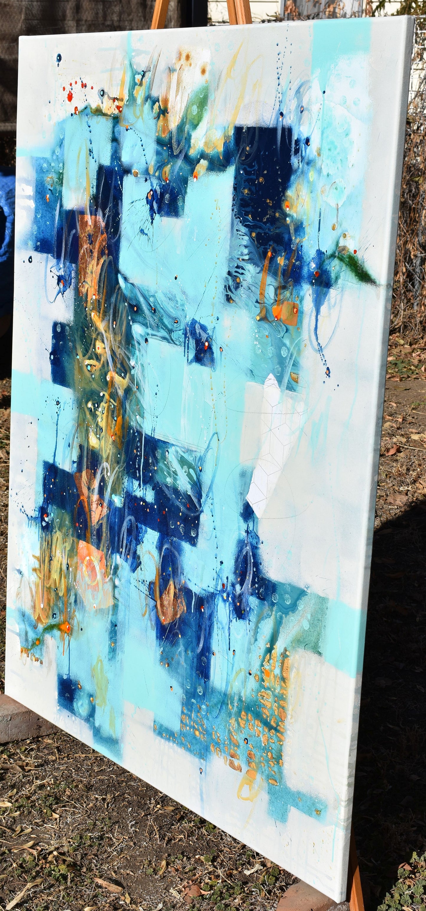 Dance of The Long Night's Moon 36″ x 48″ Abstract Painting