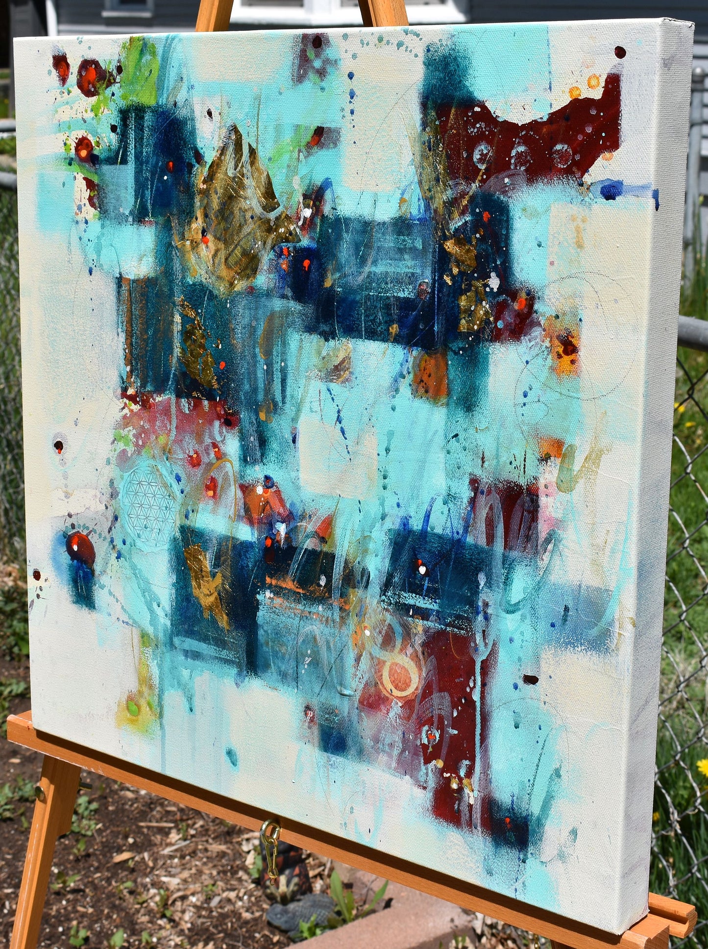 Infinite Moments 20″ x 20″ Abstract Painting