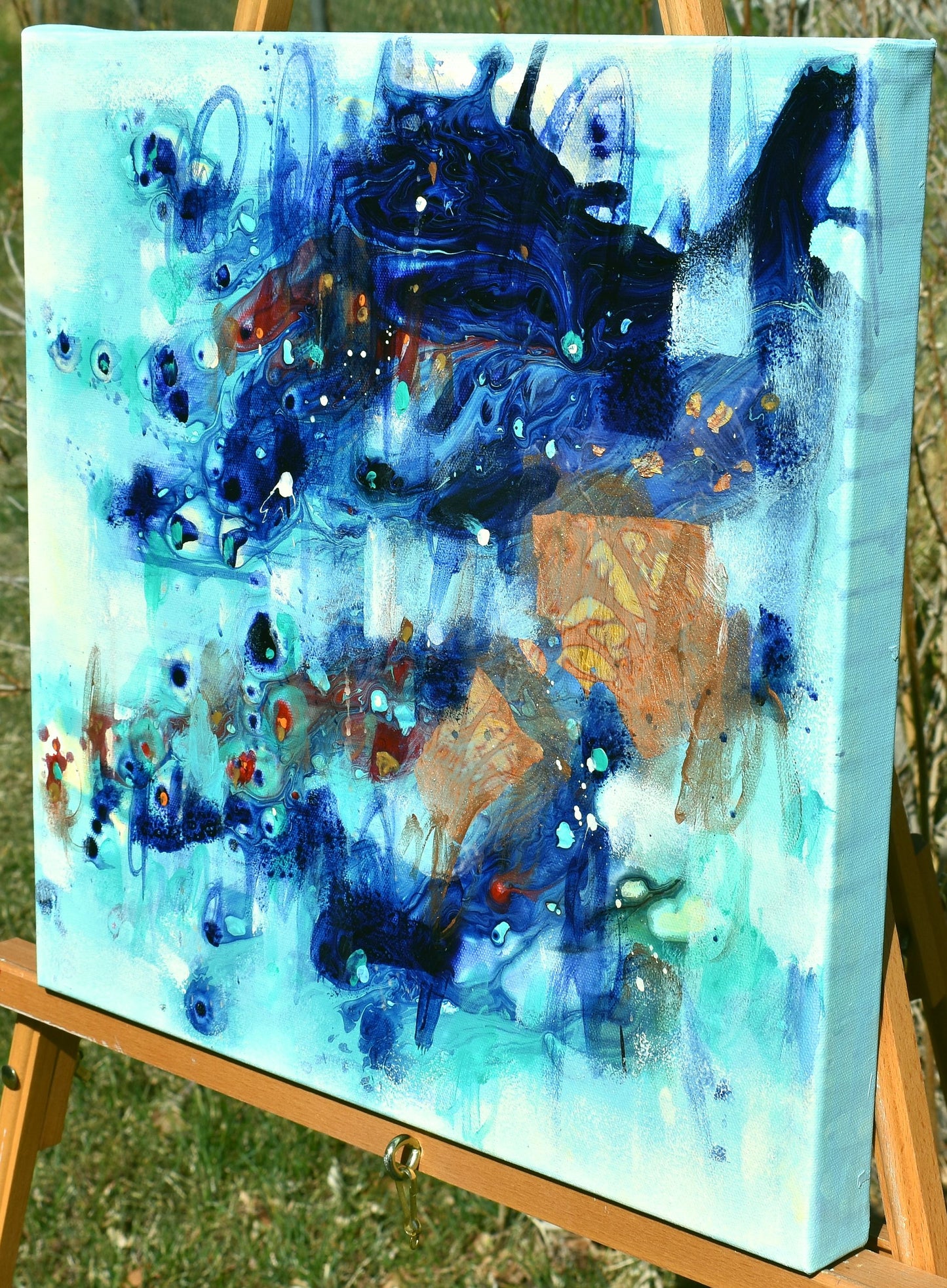 Liberation16″ x 16″ Abstract Painting