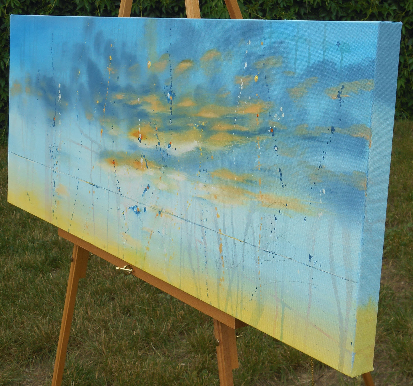 Return to Your Dreams 16″ x 40″ Abstract Painting